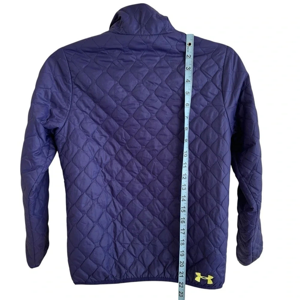 Under Armour Medium Purple Storm 1 Quilted Puffer Jacket Cold Gear‎ Infrared